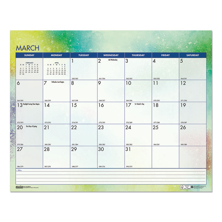 House of Doolittle™ Recycled Cosmos Wall Calendar, Night Sky Artwork, 14.88 x 12, White/Multicolor Sheets, 12-Month (Jan to Dec): 2026 (HOD3459) Each