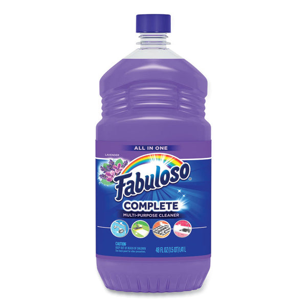 Fabuloso® Antibacterial Multi-Purpose Cleaner, Lavender Scent, 48 oz Bottle, 6/Carton (CPC98573)