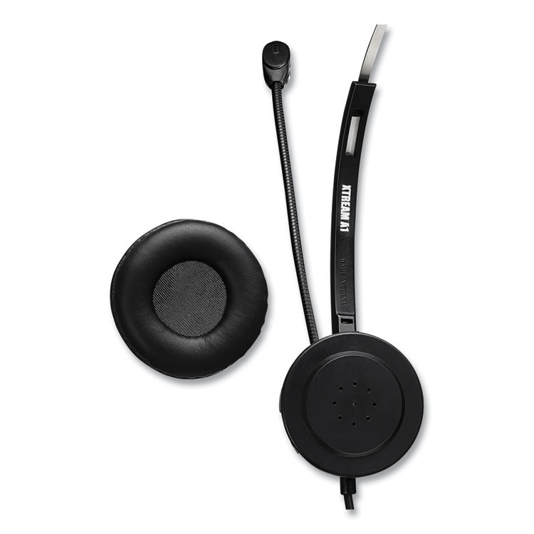 Adesso Xtream P1 Monaural Over the Head Headset with Microphone, Black (ADEXTREAMP1) Each