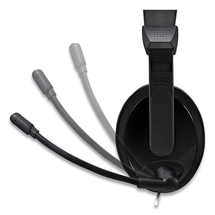 Adesso Xtream H5U Binaural Over The Head Headset with Microphone, Black (ADEXTREAMH5U) Each