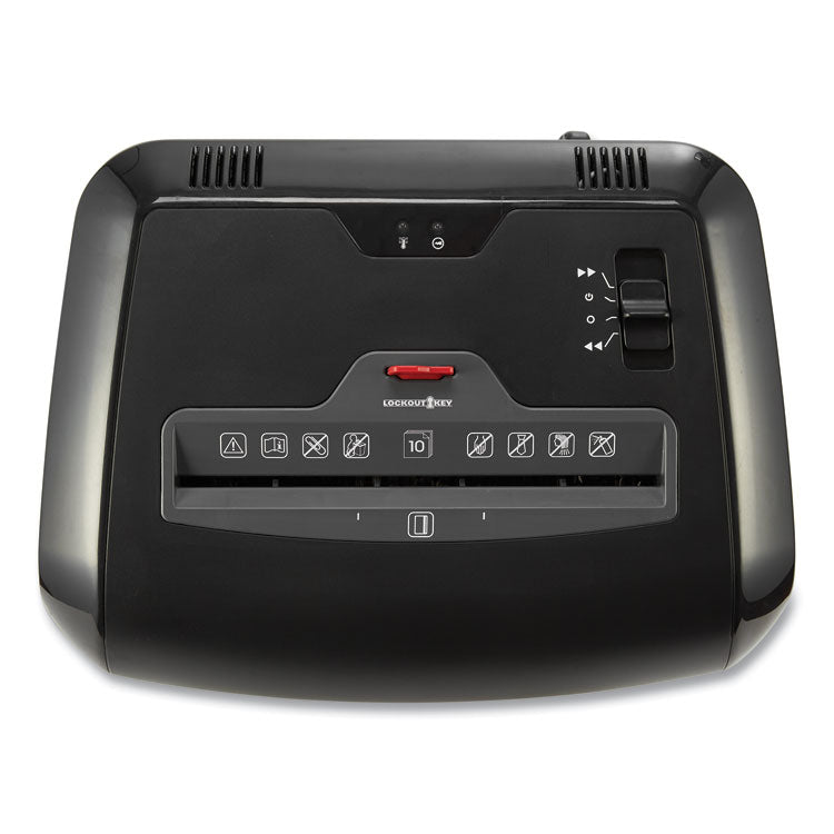 Universal® 48110 Cross-Cut Shredder with Lockout Key, 10 Manual Sheet Capacity (UNV48110) Each