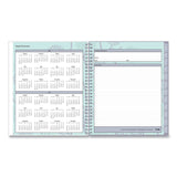 Rue Du Flore Monthly Planner, Floral Artwork, 10 x 8, Jade/Lavender Cover, 12-Month (Jan to Dec): 2025 (BLS101605) Each