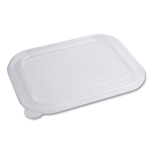 World Centric® PLA Lids for TRSC60 Fiber Containers, 7.8 x 10.2 x 0.5, Clear, Plastic, 400/Carton (WORTRLCS10) Case of 400