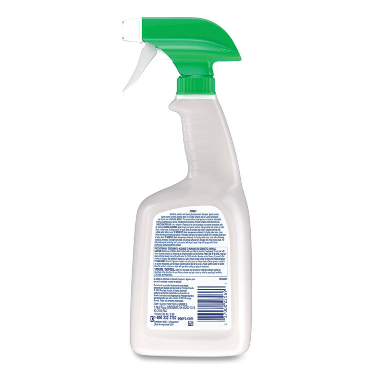 Comet Disinfecting-Sanitizing Bathroom Cleaner, 32 oz Trigger Spray Bottle (PGC19214) Each