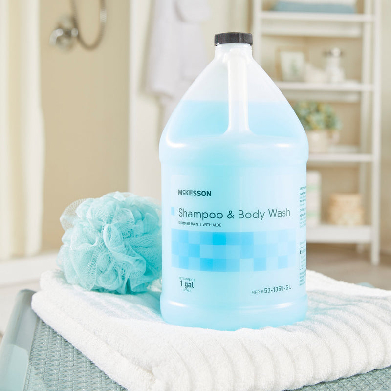McKesson Shampoo and Body Wash 1 gal. Jug Summer Rain Scent (877019_CS) 4/CS