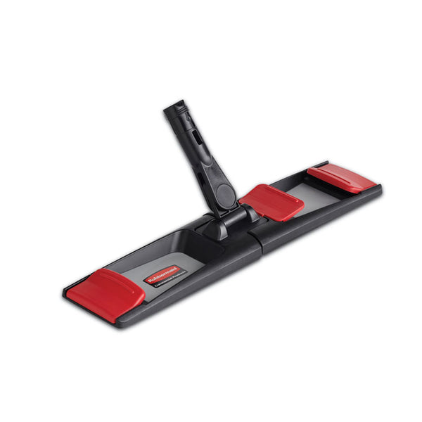 Rubbermaid® Commercial Adaptable Flat Mop Frame, 18.25 x 4, Black/Gray/Red (RCP2132428)