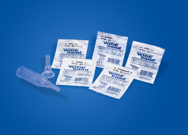 Wide Band® Male External Catheter Self-Adhesive Band Silicone Small (334731_EA) 1/EA