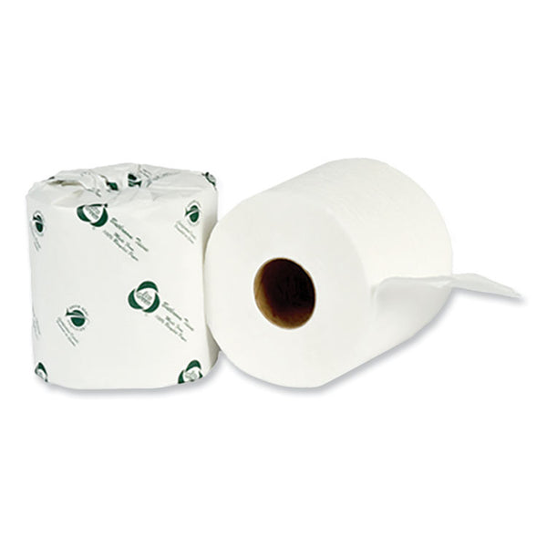 Eco Green® Recycled 2-Ply Standard Toilet Paper, Septic Safe, White, 4.25" Wide, 500 Sheets/Roll, 80 Rolls/Carton (APAEB8542) Each