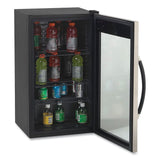Avanti 3 Cu. Ft. Refrigerator/Beverage Cooler, 18.75 x 19.5 x 33.75, Black/Stainless Steel Framed Glass Door (AVABCA306SSIS) Each