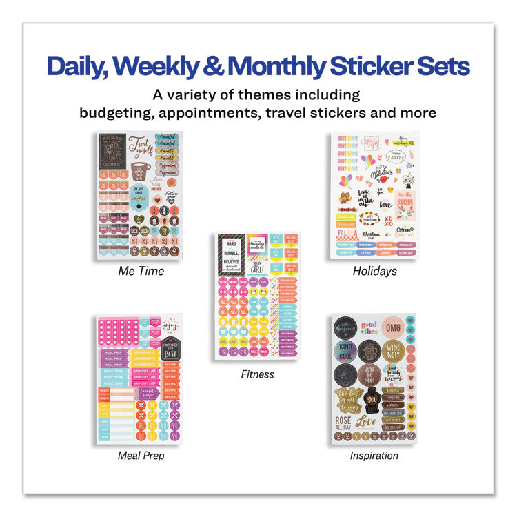 Avery® Planner Sticker Variety Pack for Moms, Budget, Family, Fitness, Holiday, Work, Assorted Colors, 1,820/Pack (AVE6780) Pack of 1820