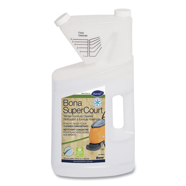 Diversey™ Bona SuperCourt Winter Formula Cleaner, Unscented, Liquid, 1 gal (BNA101100565)