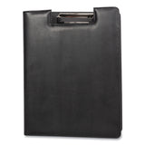 Bond Street, Ltd. Faux-Leather Padfolio, Notched Front Cover with Clipboard Fastener, 9 x 12 Pad, 9.75 x 12.5, Black (BND5041BSBLACK) Each