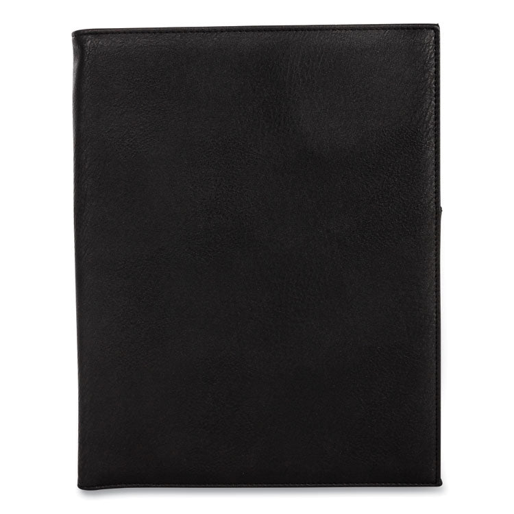 Bond Street, Ltd. Faux-Leather Padfolio, 9 x 12 Pad, 9.75 x 12.5, Black (BND5042BSBLACK) Each