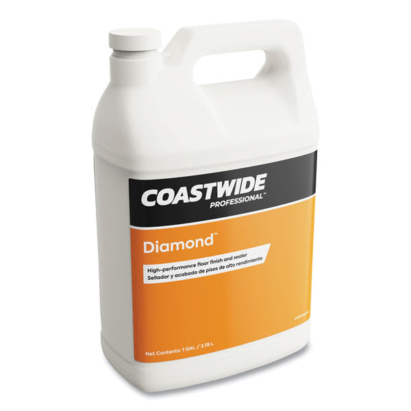 Coastwide Professional™ Diamond High-Performance Floor Finish, Fruity Scent, 3.78 L Container, 4/Carton (CWZ919533)