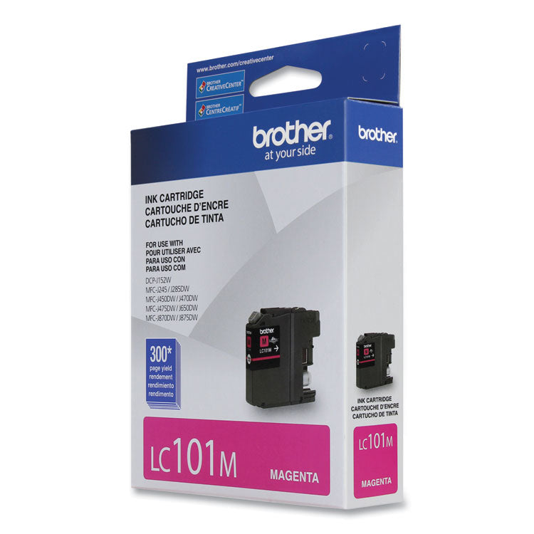 Brother LC101M Innobella Ink, 300 Page-Yield, Magenta (BRTLC101M)