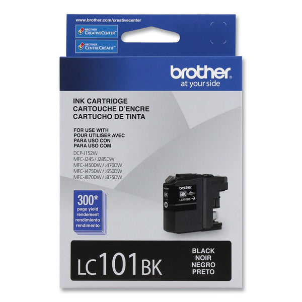 Brother LC101BK Innobella Ink, 300 Page-Yield, Black (BRTLC101BK)