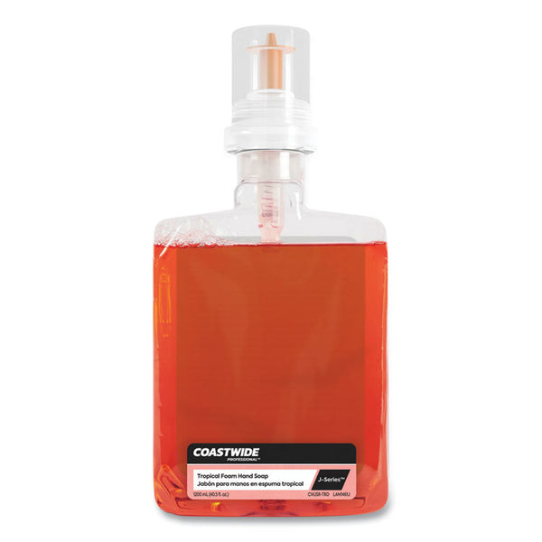 Coastwide Professional™ J-Series Foam Hand Soap, Tropical, 1,200 mL Refill, 2/Carton (CWZ24394021)