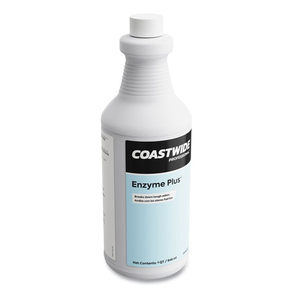 Coastwide Professional™ Enzyme Plus Multi-Purpose Concentrate, Lemon Scent, 1 qt Bottle, 6/Carton (CWZ24425446)