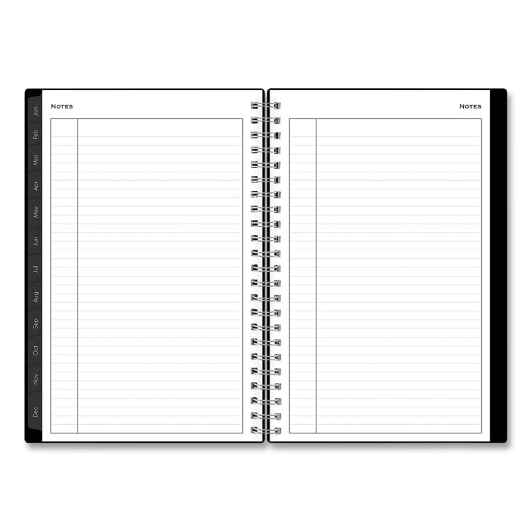 Blue Sky® Enterprise Weekly/Monthly Planner, 8 x 5, Black Cover, 12-Month (Jan to Dec): 2026 (BLS111291) Each