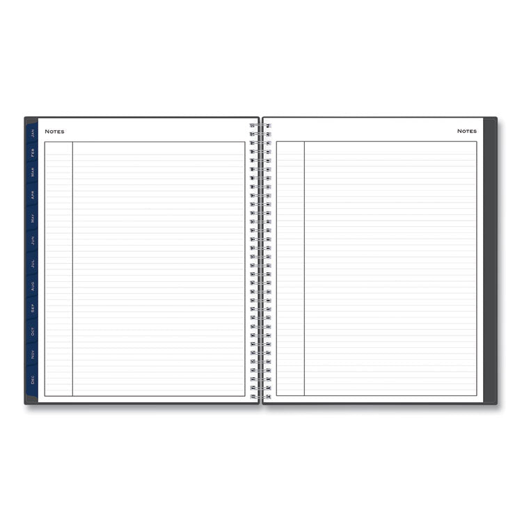 Passages Weekly/Monthly Planner, 11 x 8.5, Charcoal Cover, 12-Month (Jan to Dec): 2025 (BLS100008) Each