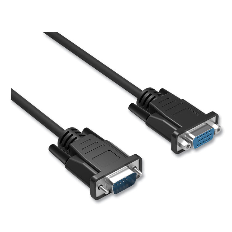 NXT Technologies™ VGA/SVGA Extension Cable, 10 ft, Black (NXT24400044) Each