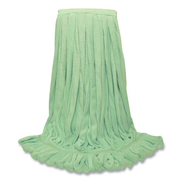 O'Dell® EchoFiber Microfiber Loop Mop, Large, Split Microfiber, 16 x 16, 1.5" Headband, Green, 12/Carton (ODCMWTLGNB) Each