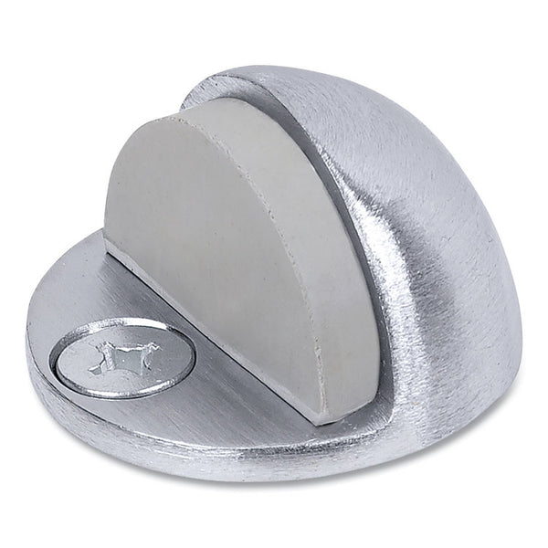 Tell® Low Dome Floor Stop, 1.75" Diameter x 1.5"h, Satin Chrome (PFQDT100033) Each