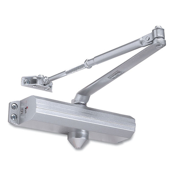 Tell® 600 Series Door Closer, Adjustable 1-4 Spring Size, Aluminum (PFQDC100018) Each