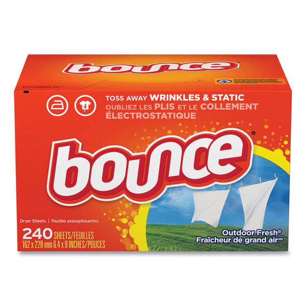 Bounce® Fabric Softener Sheets, Outdoor Fresh, 240 Sheets/Pack (PGC07312)