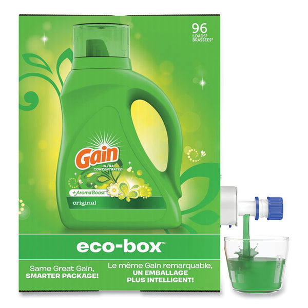 Gain® Liquid Laundry Detergent, Original Scent, 105 oz Bag-in-Box (PGC60402)