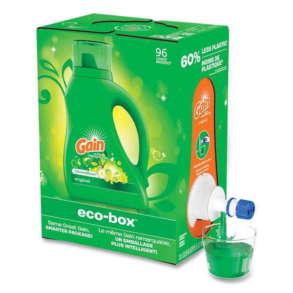 Gain® Liquid Laundry Detergent, Original Scent, 105 oz Bag-in-Box (PGC60402)