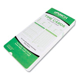 uPunch™ Time Clock Cards for uPunch HN3000, Two Sides, 7.37 x 3.37, 50/Pack (PPZHNTCG1050)