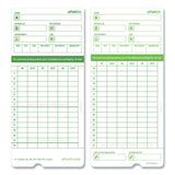 uPunch™ Time Clock Cards for uPunch HN3000, Two Sides, 7.37 x 3.37, 50/Pack (PPZHNTCG1050)