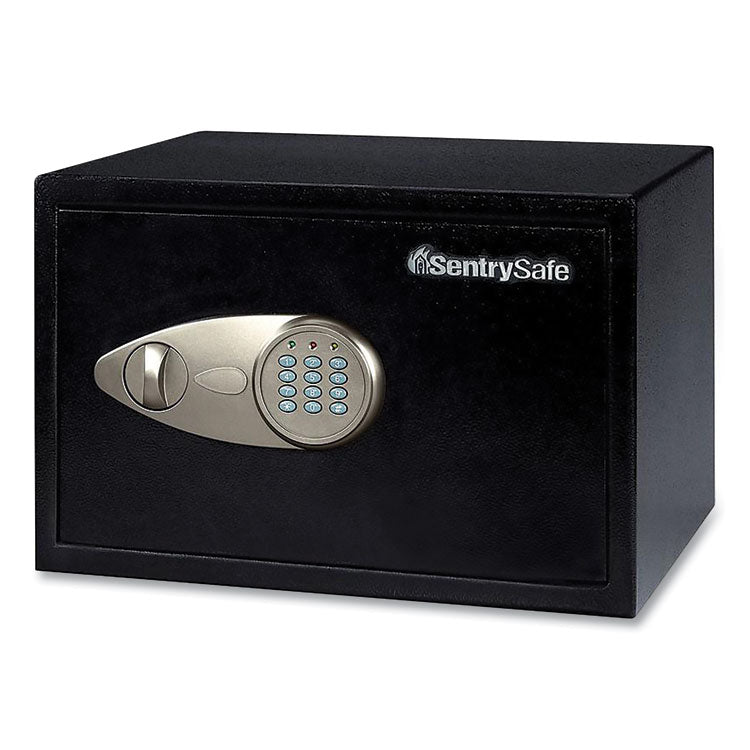 Sentry® Safe X055 Digital Security Safe, 0.58 cu ft, 13.8 x 10.6 x 8.7, Black/Silver (SENX055) Each