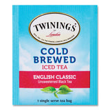 TWININGS® Cold Brew Iced Tea Bags, English Classic, 0.07 oz Tea Bag, 20/Box (TWG51331) Box of 20