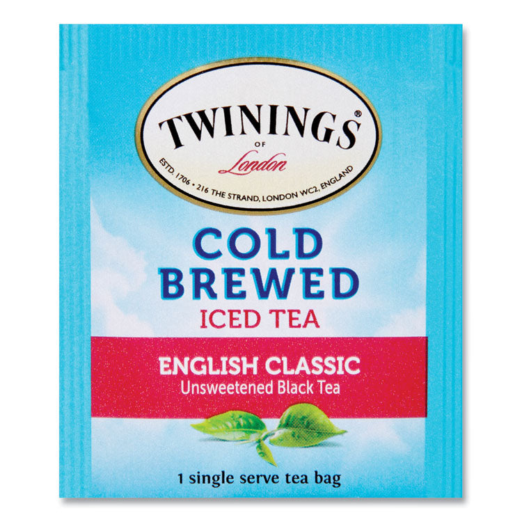 TWININGS® Cold Brew Iced Tea Bags, English Classic, 0.07 oz Tea Bag, 20/Box (TWG51331) Box of 20