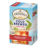 TWININGS® Cold Brew Iced Tea Bags, English Classic, 0.07 oz Tea Bag, 20/Box (TWG51331) Box of 20