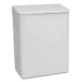 Impact Enamel Feminine Napkin Receptacle, Metal, White (IMP25033000) Each
