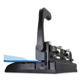 Officemate 32-Sheet Heavy-Duty Two-Three-Hole Punch with Lever Handle, 9/32" Holes, Black (OIC90078) Each