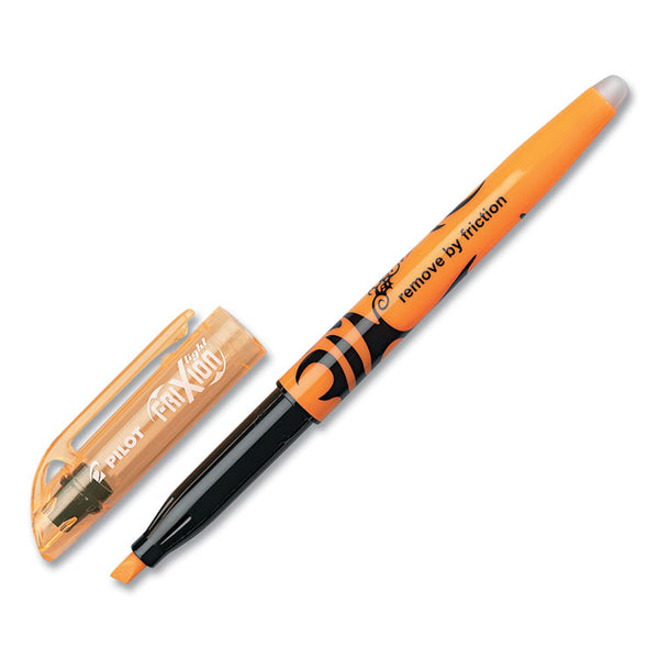 Pilot® FriXion Light Erasable Highlighter, Orange Ink, Chisel Tip, Orange/Black Barrel, Dozen (PIL46504DZ)