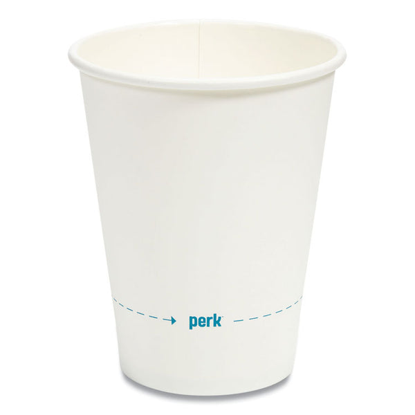 Perk™ White Paper Hot Cups, 12 oz, 50/Pack (PRK24431631)