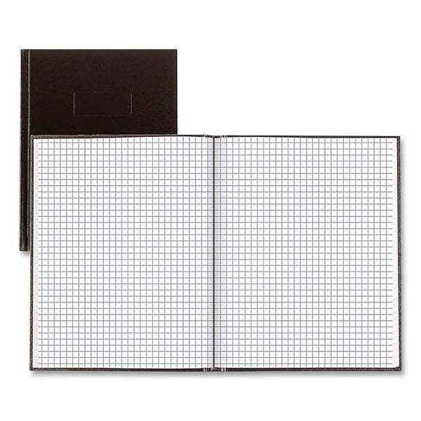 Blueline® Professional Quad Notebook, Quadrille Rule (4 sq/in), Black Cover, (96) 9.25 x 7.25 Sheets (REDA9Q)