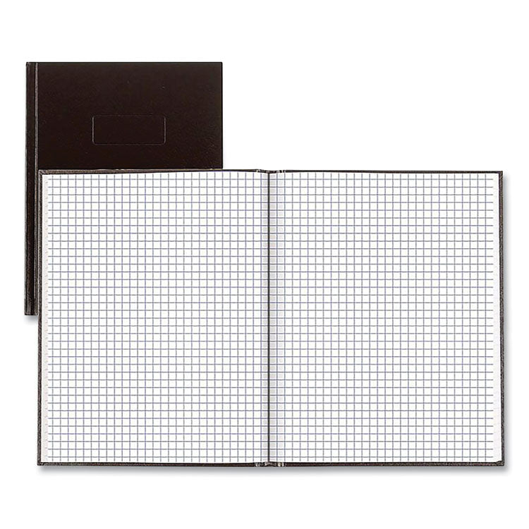 Blueline® Professional Quad Notebook, Quadrille Rule (4 sq/in), Black Cover, (96) 9.25 x 7.25 Sheets (REDA9Q)