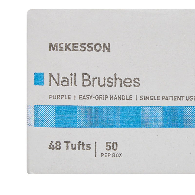 McKesson Nail Brush Soft Bristles Purple (940523_CS) 1000/CS