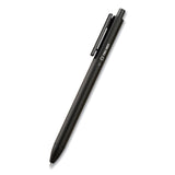 TRU RED™ Quick Dry Gel Pen, Retractable, Bold 1 mm, Black Ink, Black Barrel, 5/Pack (TUD24399732)