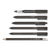 TRU RED™ Quick Dry Gel Pen, Retractable, Bold 1 mm, Black Ink, Black Barrel, 5/Pack (TUD24399732)