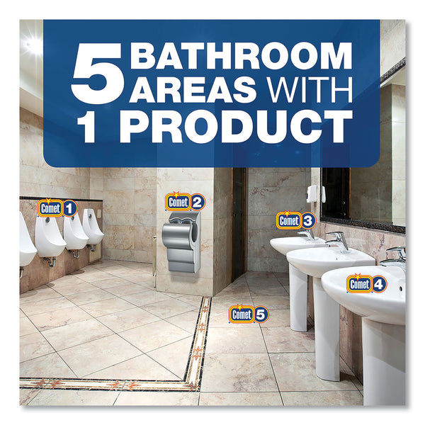Comet Disinfecting-Sanitizing Bathroom Cleaner, 1 gal Closed-Loop Plastic Jug, 3/Carton (PPL20542) Case of 3