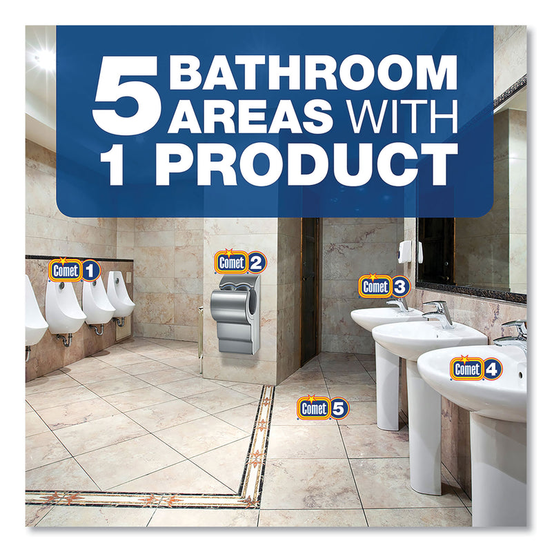 Comet Disinfecting-Sanitizing Bathroom Cleaner, 1 gal Closed-Loop Plastic Jug, 3/Carton (PPL20542) Case of 3