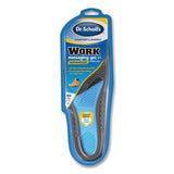 Dr. Scholl's® Comfort and Energy Work Massaging Gel Insoles, Men Sizes 8 to 14, Black/Blue, Pair (DSC59062) 1 Pair