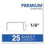 Swingline® Desktop Electric Stapler Cartridge, 0.25" Leg, 0.5" Crown, Steel, 1,500/Cartridge, 2 Cartridges/Box, 3000/Box (SWI50051)